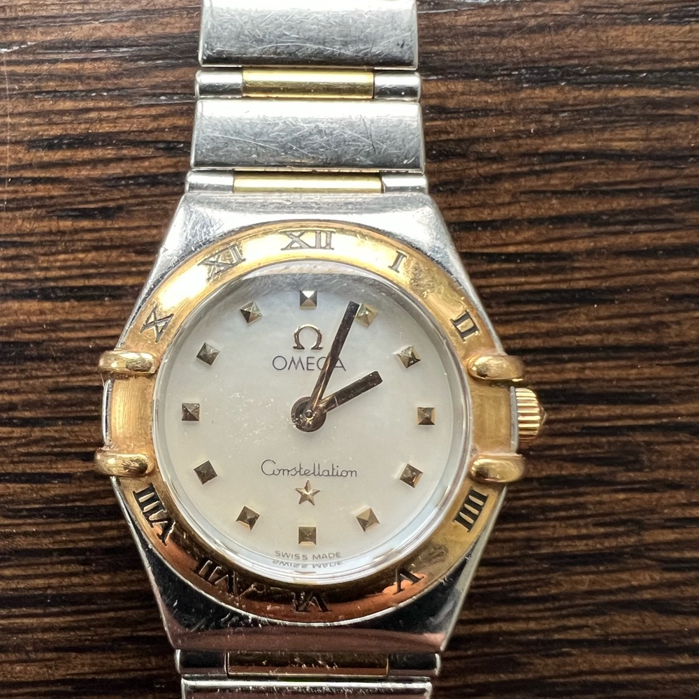 Omega Lady 18K Gold & Steel watch